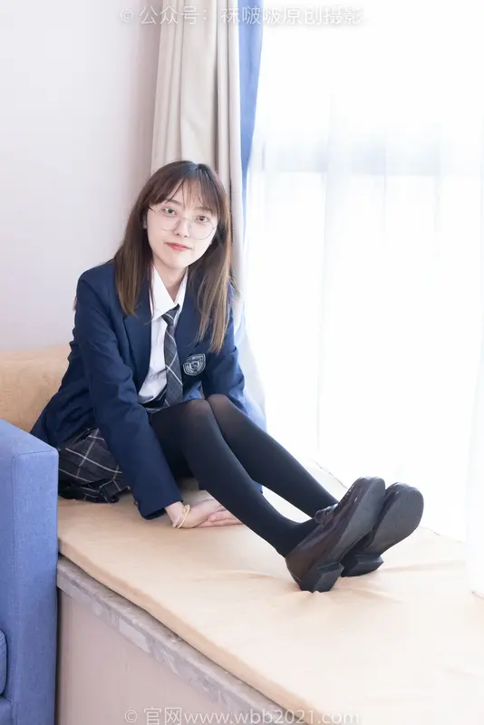 稚予-皮鞋、厚黑丝、jk制服(仅花絮版) - BoBoSocks袜啵啵